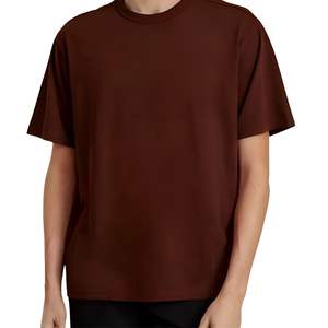 Camisetas de manga corta para hombre de algodón 100% de gran calidad en la India, suministro al por mayor, patrón de estampado sólido de secado rápido - Product Image 5