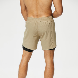 <b>Men's</b> High Street Style Quick Dry Gym <b>Shorts</b> with Breathable Lining Solid <b>Pattern</b> Custom Label New Style Funning Fitness <b>Shorts</b> - Product Image 3