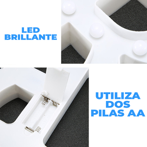 Luce LED 3D dal Design Moderno, Luce Calda, Numero 8 in Plastica, Decorazione per Occasioni Speciali e Compleanni - Product Image 4