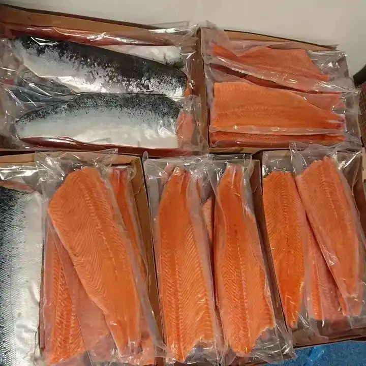 peixe salmão congelado da Noruega