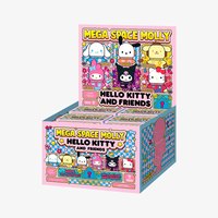 POP MART MEGA SPACE MOLLY 400% Seri Hello Kitty dan Teman-Teman dengan PVC ABS untuk Penggemar dan Kolektor Kitty