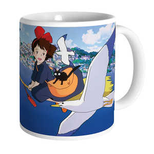 Mug de la série Kiki's Delivery Service, design Studio Ghibli, créatif, en grès à double paroi, résistant aux boissons chaudes, idée cadeau parfaite - Product Image 1