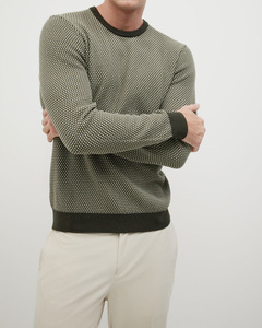 เสื้อสเวตเตอร์ถักหนาคอสูงของผู้ชายเสื้อสเวตเตอร์แบบสวมหัวทรงหลวมเสื้อถักชั้นในให้ความอบอุ่นสำหรับฤดูหนาวพร้อมโลโก้ตามสั่ง - Product Image 1