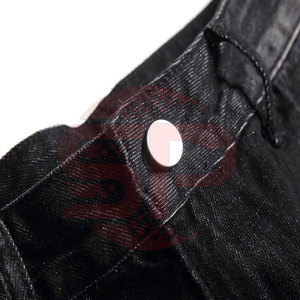 Pantalones cortos de hombre de material vaquero cómodo precio barato último diseño venta al por mayor - Product Image 6