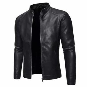 Chaqueta de Cuero de Cordero Negra para Hombre, Diseño Pakistaní, con Cuello Alto y Cierre de Cremallera, para Invierno, Nueva Moda 2025 - Product Image 5