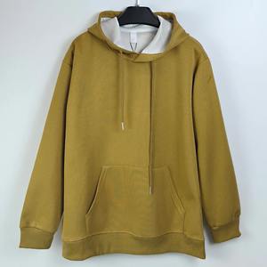 Sweat à capuche unisexe 500 g/m² haute qualité 100% coton Logo personnalisé Doublure souple Design essentiel Surdimensionné pour homme-pour l'hiver - Product Image 4