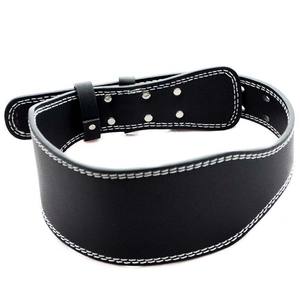 Gym Powerlifting Belt Leather Professional Protection Eco-Friendly Strength Training Back <b>Support</b> for Deadlifts - Product Image 6