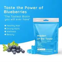 Gummies à la biotine et aux myrtilles 90G pour adultes et enfants, stimulant immunitaire, supplément de santé, à croquer – Achetez maintenant !