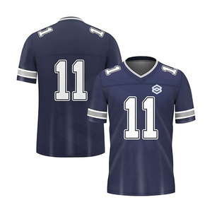 Maillot de football américain pour hommes, manches courtes, séchage rapide, tissu léger et respirant pour les entraînements, les matchs et les tenues d'équipe - Product Image 1