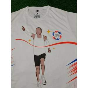 T-shirt de sport blanc pour homme, col rond, léger et respirant, fournisseur en gros au meilleur prix - Product Image 2