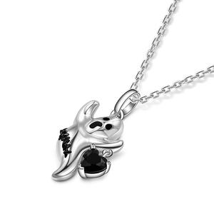 จี้สร้อยคอหินหัวใจสีดำรูปผีน่ารัก Jeulia - Product Image 3