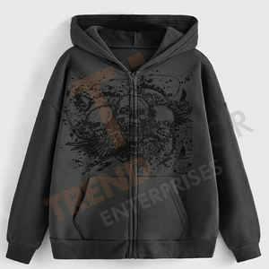 Sudaderas con Capucha Marrones con Estampado de Pantalla, Corte Atlético con Tela Transpirable para Sesiones de Entrenamiento, Costuras Duraderas, Sudaderas con Capucha para Hombre - Product Image 2