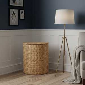 Cesta de almacenamiento de ratán natural al por mayor, organizador de mimbre duradero para ropa sucia y uso doméstico - Product Image 4