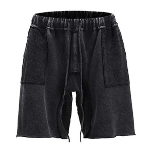 Dernier modèle de short de survêtement en coton de haute qualité pour hommes respirant hiver style tendance Logo personnalisé polaire solide pour hommes - Product Image 1