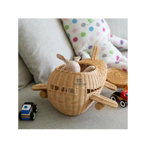 Jouet hélicoptère en rotin fait main avec logo personnalisé pour les bébés enfants jouant bas quantité minimale de commande éco-friendfly pour les enfants fabriqué au Vietnam - Product Image 4