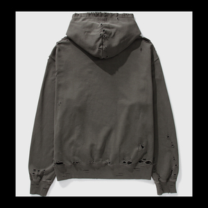 Nuevas sudaderas con capucha de moda, extragrandes, personalizadas con estampado en relieve, a la venta, último estilo, color sólido, talla grande para hombre, sudaderas con capucha con estampado en relieve. - Product Image 2