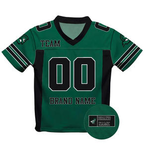 2025 personnalisé haute qualité impression Boxy t-shirts maille surdimensionné maillots de Football américain respirant culture maillots - Product Image 6