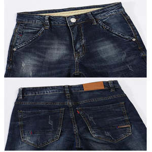 Salopette Homme Grande Taille Personnalisée de Haute Qualité, Taille Mi-Haute, Denim Délavé Classique, Style Urbain, Service OEM de Haute Qualité - Product Image 4