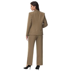 Trajes Formales de 2 Piezas para Hombre, Trajes Formales de Corte Regular para Mujer, Chaqueta + Pantalones para Bodas, Trajes de Negocios - Product Image 4