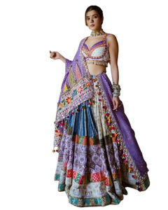 ผ้าพันแข้งปลอมเย็บอย่างดีแบบใหม่ผ้าพันแฮนนิเย็บปักลายพิเศษงานปาร์ตี้ที่กำลังมาแรง - Product Image 1