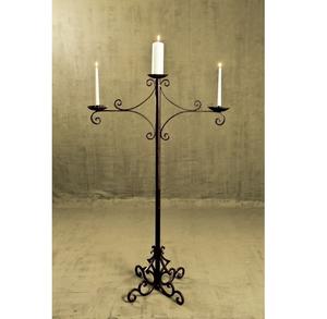 Candelabro Decorativo Navideño de Hierro con Cinco Brazos, Recubierto de Polvo Negro, para Decoración del Hogar y Centros de Mesa para Bodas - Product Image 5