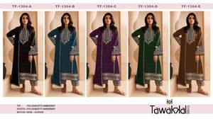 Traje Salwar de tres piezas de tela Georgette de imitación especial para boda y fiesta de la mejor calidad Real Pic Attach 100% con conjunto Dupatta a juego - Product Image 5