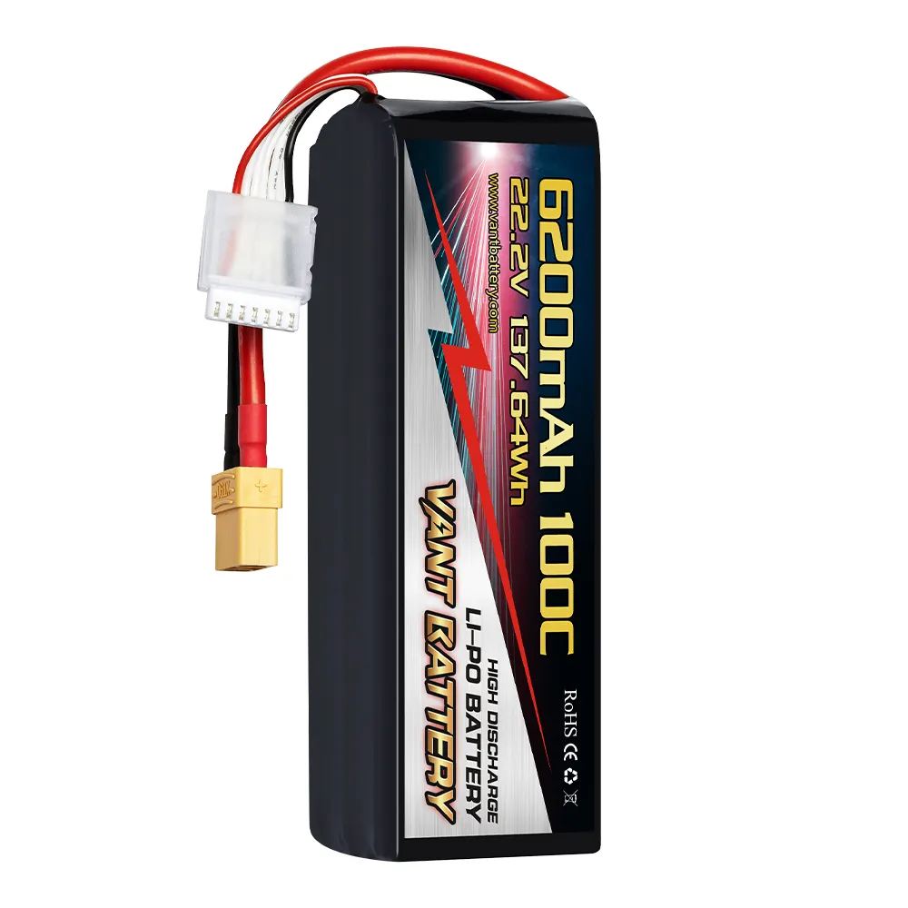 Drones RC Lipo Batterie VANT 6S 22.2V 6200mAh 100C RC Voiture Camion RC Avion Hélicoptère Bateau