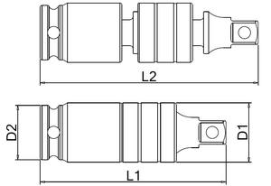 OEM ODM CR- MO Impact Joint universel avec phosphate noir manganèse - Product Image 4