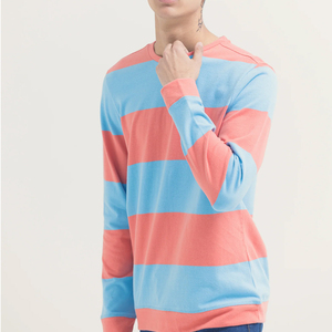 Venta al por mayor de fábrica de alta calidad de los hombres de moda sudadera de algodón personalizado liso teñido cuello redondo ODM suministro de tela de lana francesa - Product Image 2