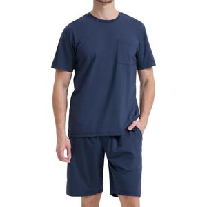 Conjunto de Shorts Deportivos de Verano para Hombre, Ropa Deportiva de Algodón, Chándal y Pantalones Cortos de 2 Piezas, Conjunto de Camiseta y Pantalones Cortos para Hombre - Product Image 6