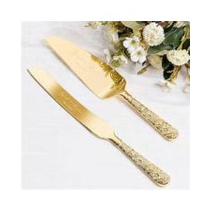 Luxury Tableware Gold Brass Cake Server Set Elegant Dessert <b>Knife</b> Stylish Partyware Baking Tools for Wedding and Home Use - Product Image 3