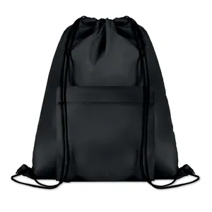 Personalized <b>Large</b> <b>Drawstring</b> Sportpack Pocket Shoop Promotional Merchandising <b>Bag</b> - Product Image 1