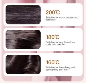 Wireless Electric Heating Straight Hair Comb 3 Adjustable Temperatures 40 Mins Runtime Anti-Scald Portable Household Use Nylon - Product Image 1