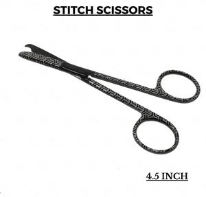 Ciseaux à pansement d'infirmière 5.5 "Ciseaux à point de suture 4.5" Ensemble de 2 entraînements à l'enlèvement de suture Coloré Violet - Product Image 5