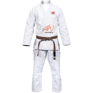 Tissu professionnel en polyester/coton personnalisé Jiu Jitsu Judo Arts martiaux uniforme Logo personnalisé ensembles légers de haute qualité - Product Image 2