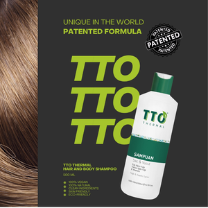 Champú TTO Térmico para Cabello y Cuerpo 500ml Líquido 2 en 1 Limpiador con Aceite de Árbol de Té para Cabello Graso, Caspa y Cuidado del Cuero Cabelludo, Refrescante Diario - Product Image 3