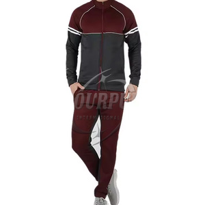 Conjunto Deportivo de Dos Piezas para Hombre, Ropa Deportiva de Gimnasio, Chándal de Entrenamiento de Felpa Técnica, Traje para Correr - Product Image 1