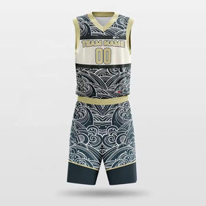 Vêtements de sport de sublimation pour jeunes, vêtements de sport en polyester imprimés, uniforme de basket-ball avec nom d'équipe pour hommes, nouveau design - Product Image 1