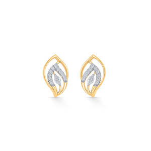 Boucles d'oreilles clous en or rose en forme de cœur pour femmes, plaquées or 14k 18k avec jade, zircon, moissanite et diamant - Product Image 2