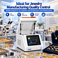 Analyseur de métaux pour bijoux, équipement de test XRF pour le contrôle qualité de la fabrication de l'or, inspection de la composition des alliages précieux