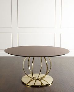 Mesa superior de mármol y vidrio con marco de Metal dorado de lujo más vendida para sala de estar, muebles de dormitorio, mesas de café para área de ocio - Product Image 3