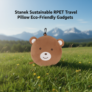 Cuscino da Viaggio Sostenibile Stanek in RPET, Gadget Ecologici - Product Image 3