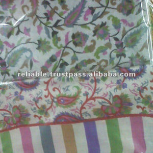 100% soie femmes châle Style européen imprimé moderne printemps musulman écharpe avec plus récent motif pour porter - Product Image 2