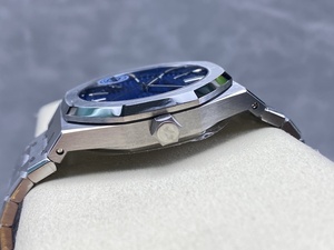 Nuevo reloj mecánico de lujo de calidad superior 41mm APS fábrica 4302 movimiento 15510 zafiro resistente al agua reloj azul Audemarss - Product Image 6