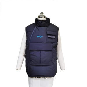 Veste à manches courtes à bulles avec logo personnalisé OEM, veste matelassée chaude à succès - Product Image 6