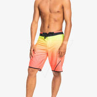 Shorts de sport décontractés pour hommes avec logo personnalisé, séchage rapide, taille haute, cordon de serrage, pour la plage, sublimation par transfert