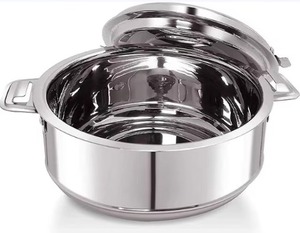 2025 article le plus vendu vente en acier inoxydable Fusion 3.5LTR marmite grande casserole chauffante avec couvercle utilisation pour la soupe - Product Image 1