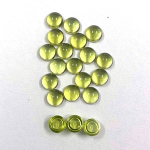 25ชิ้นพลอยเพอริโดธรรมชาติ4มม. ทรงหลังเบี้ยทรงกลมหนา2.6มม. 7.65ตลล็อต iroc ขายคุณภาพสูงพลอยหลวมตัด - Product Image 4