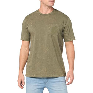 T-shirt à manches courtes avec poche de lavage minéral T-shirt de pêche Hommes Vêtements de plein air respirants Toute la journée Aventure T-shirts décontractés pour hommes - Product Image 1
