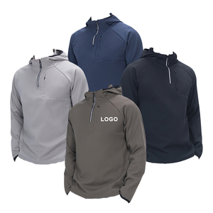 Camiseta Deportiva Casual de Manga Larga con Cierre para Hombre, Secado Rápido, Antibacteriana, Transpirable, Elástica en Cuatro Direcciones, para Entrenamiento de Otoño, Venta al por Mayor - Product Image 6